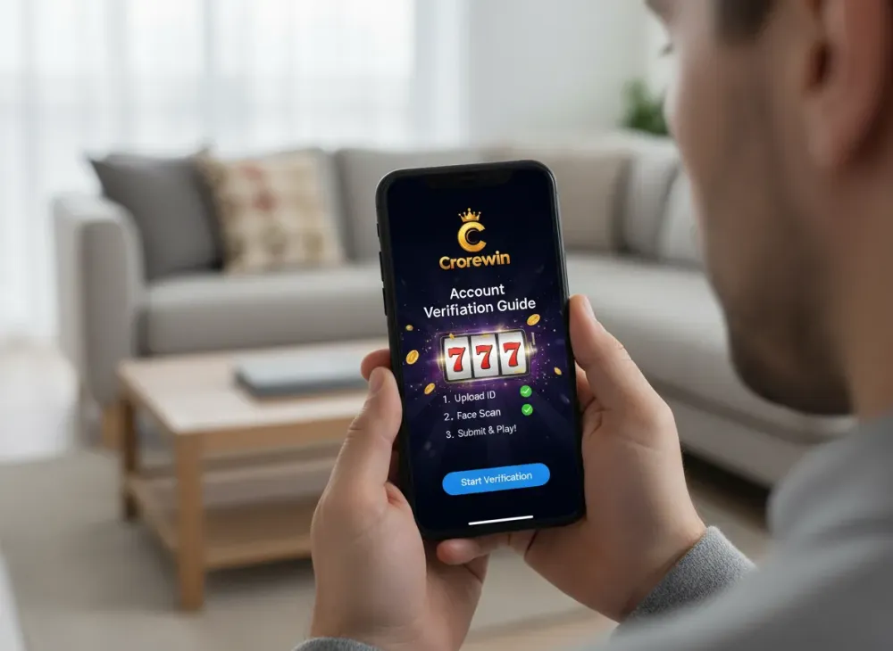 Crorewin registration guide for account verification